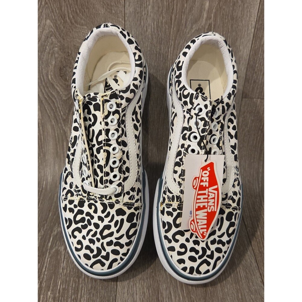 VANS Old Skool Stacked UV Ink Platform Shoes Leopard Size men 7.5 women 9